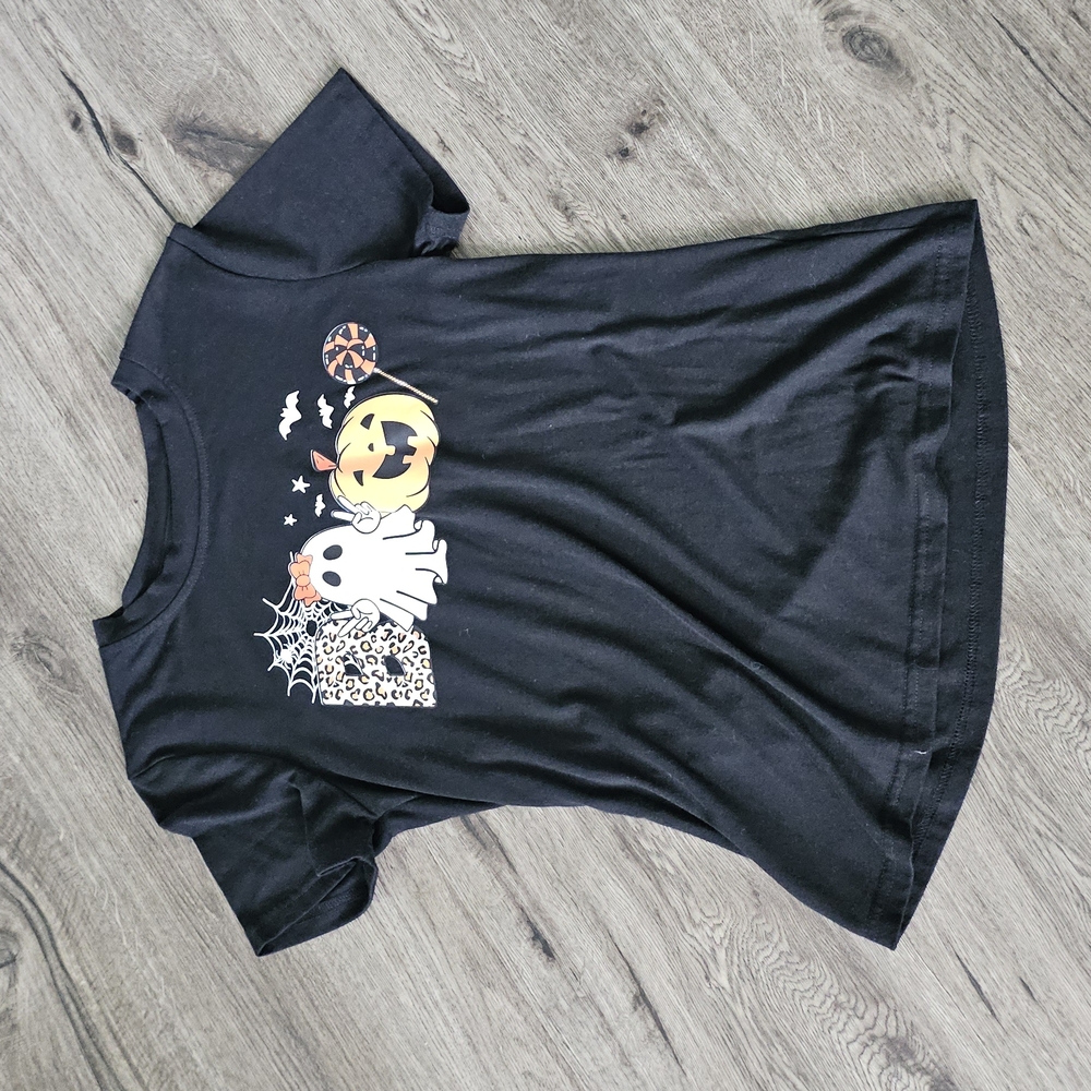 Black Halloween Graphic T-Shirt